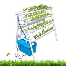 Double-sided ladder family balcony planting automatic soilless planting hydroponics pvc pipe